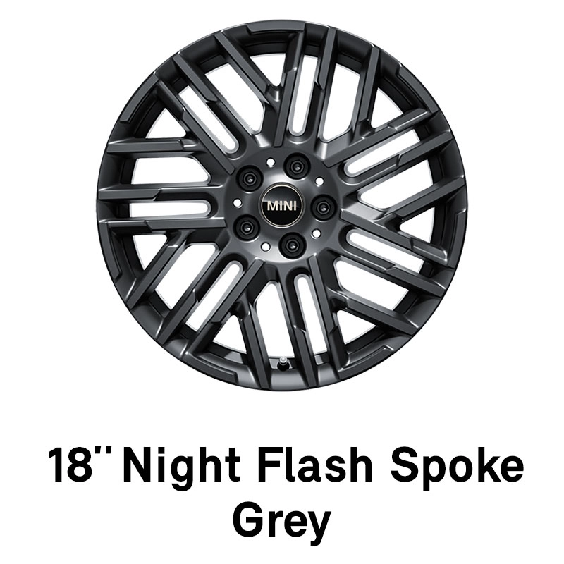 MINI Rim: 18 inch night flash spoke grey