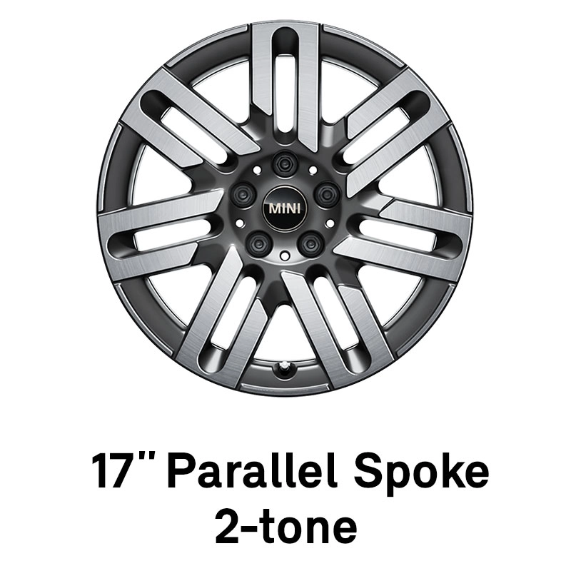 MINI Rim: 17 inch Parallel Spoke 2-tone