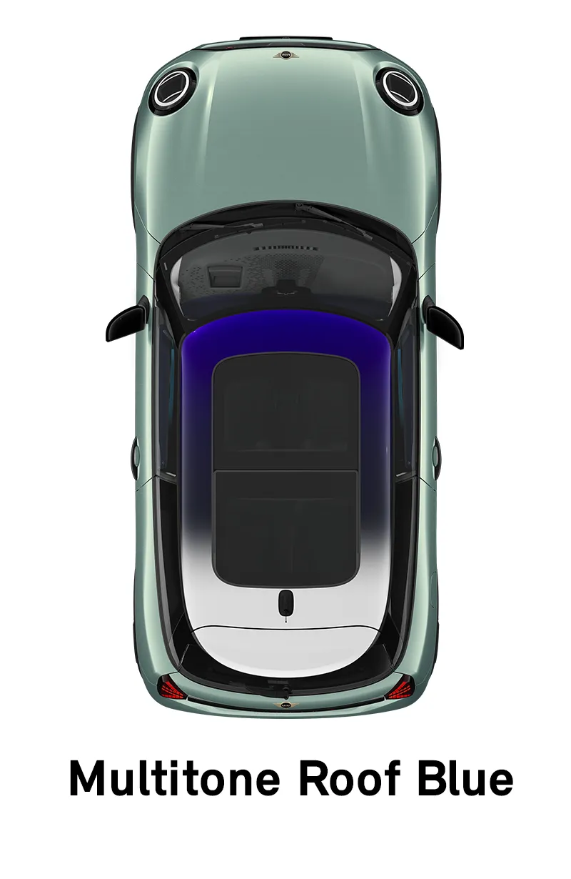 MINI Roof: Multitone Roof Blue