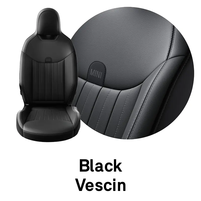 MINI Upholstery: Black Vescin