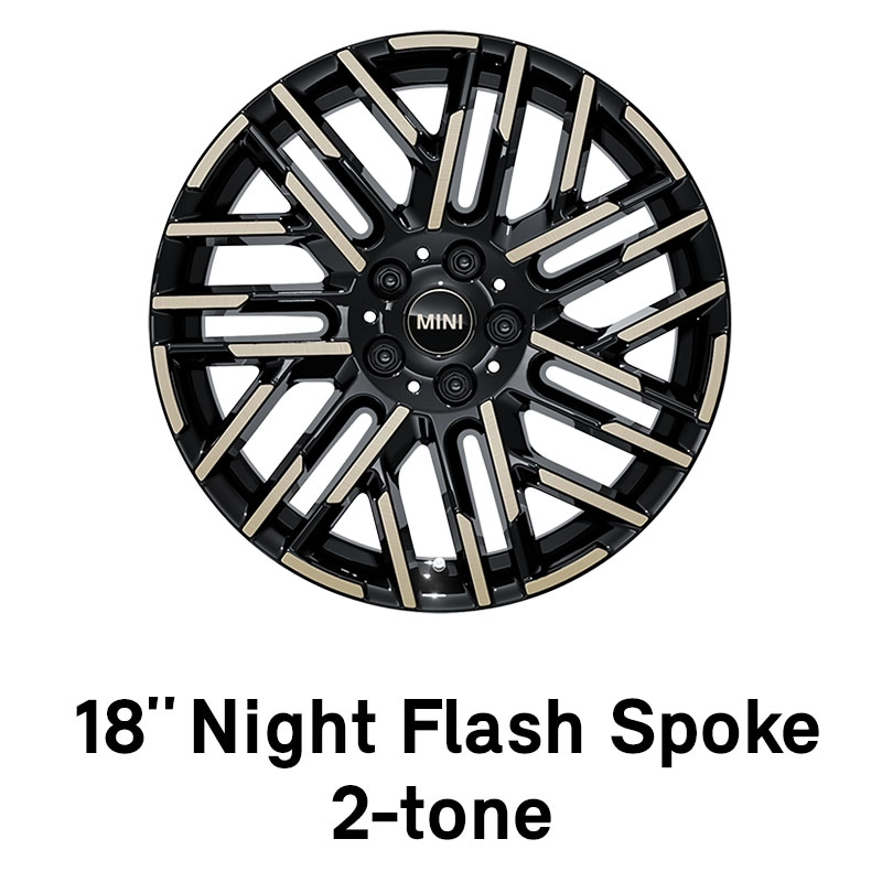 MINI Rim: 18 inch Night Flash Spoke 2-tone