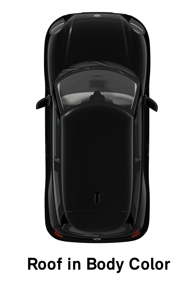 MINI Roof: Roof and Mirror Caps in Body Colour