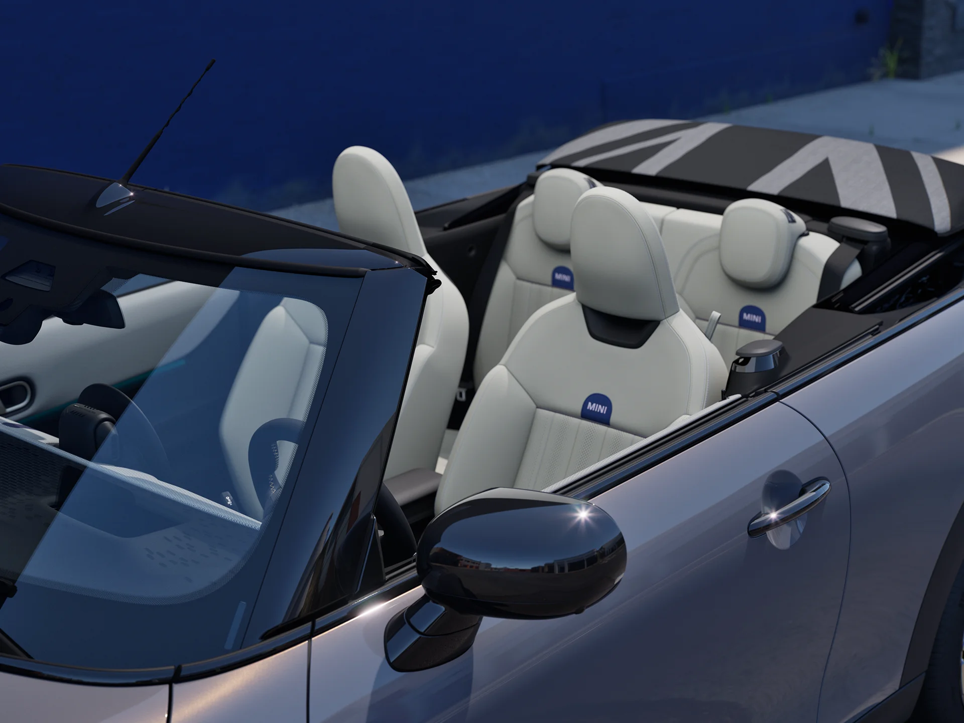 MINI Cooper Convertible – interior – seats – upholstery