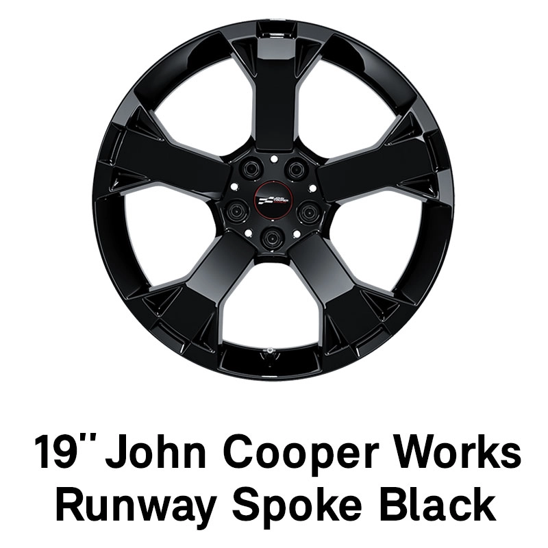 MINI Rim: 19 inch JCW Runway Spoke Black
