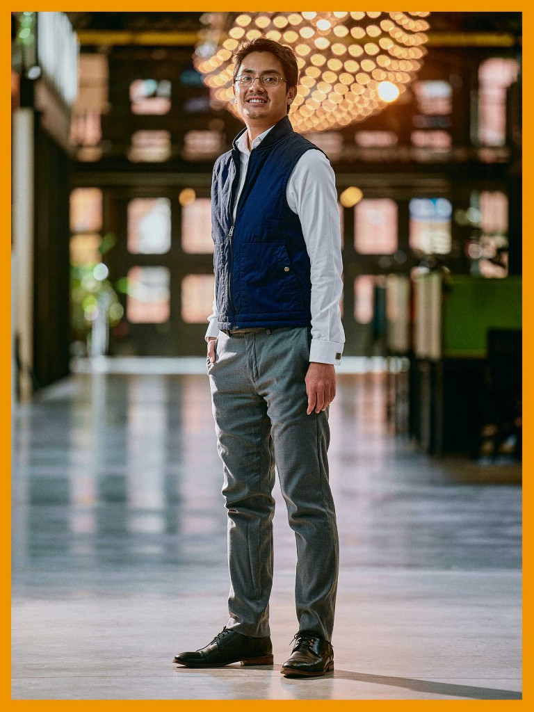 Image of the founder of the startup Dulang, who participates in the MINI Impact Program.