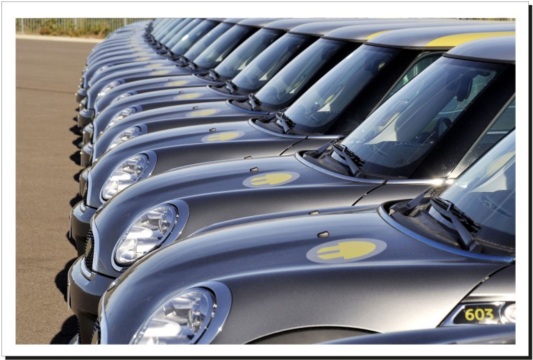 Ряд электрических MINI, 2009 год.