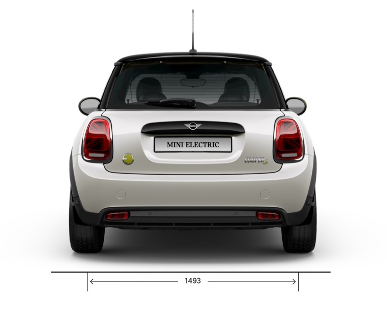 MINI 3-door Cooper SE – side view – dimensions