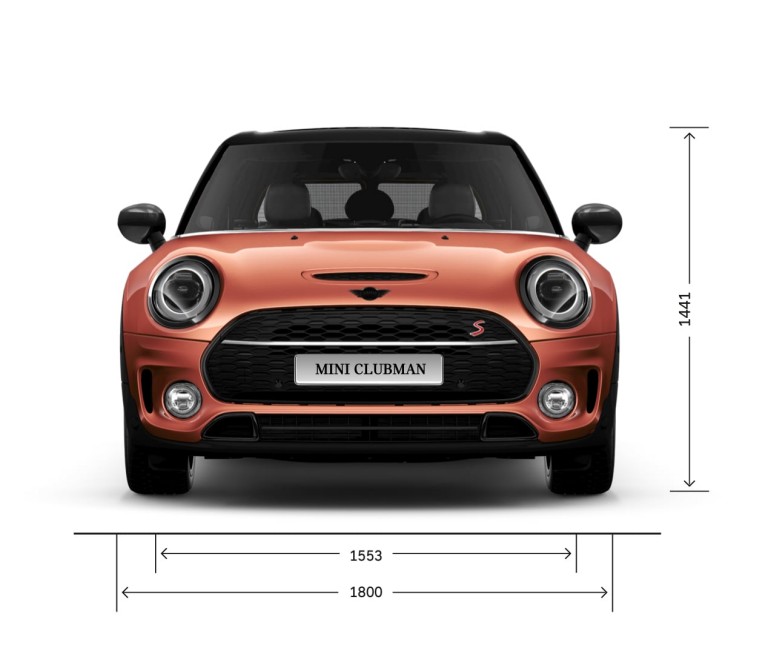 MINI Cooper – вид спереди – габариты